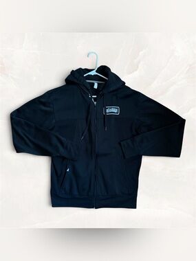 Native Long Beach Clothing Active Black Zip Up Men’s Large (Removable Hood)